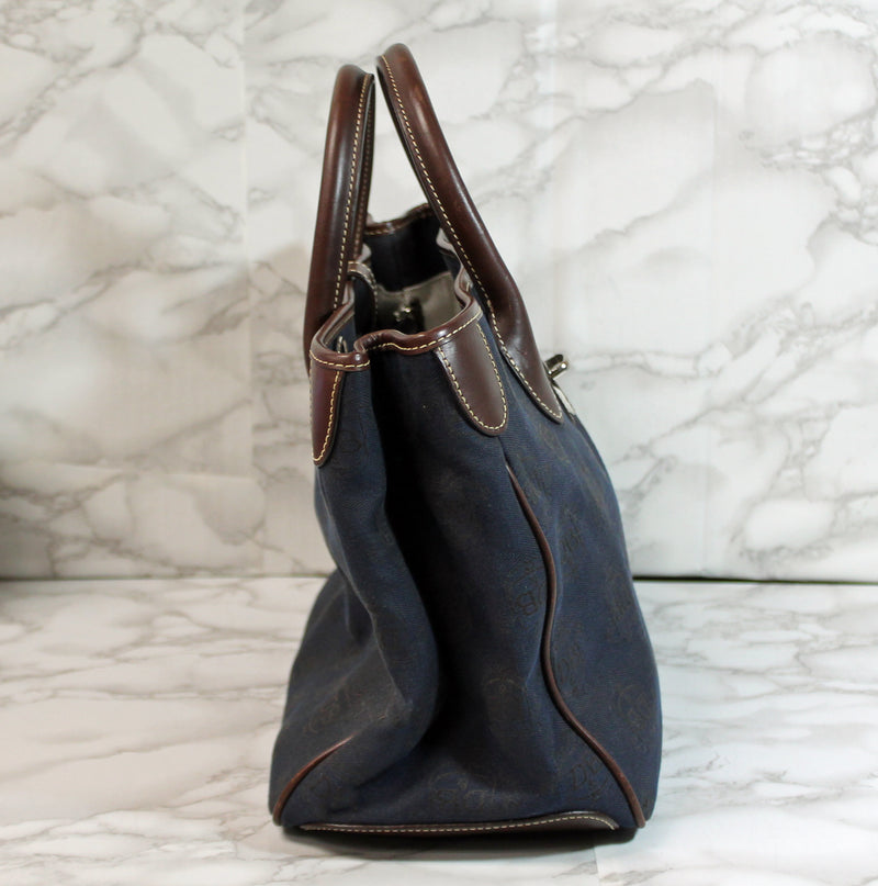 Dooney & Bourke Purse: Navy Signature Tote Bag