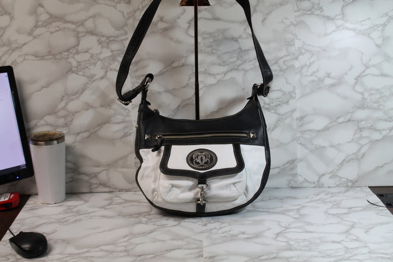 Sharif Purse: Color Block Leather Crossbody Bag