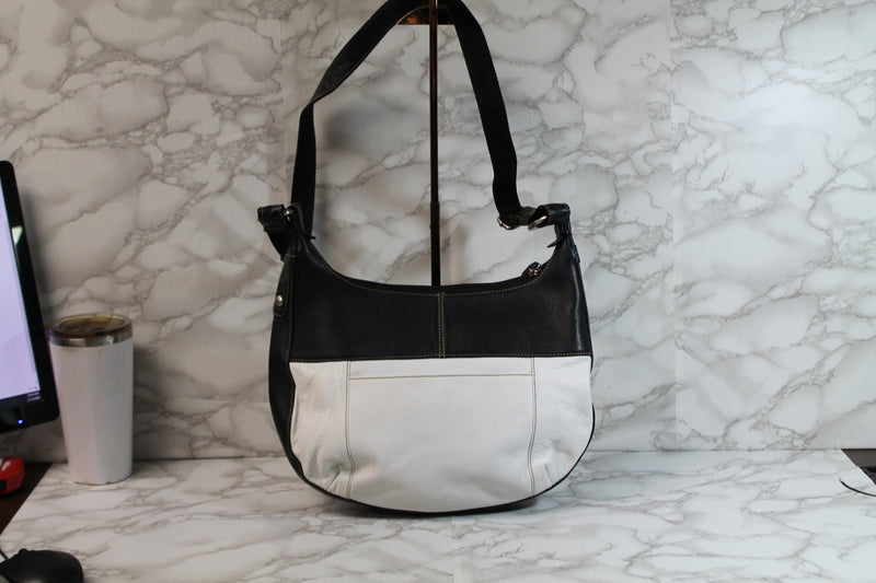 Sharif Purse: Color Block Leather Crossbody Bag