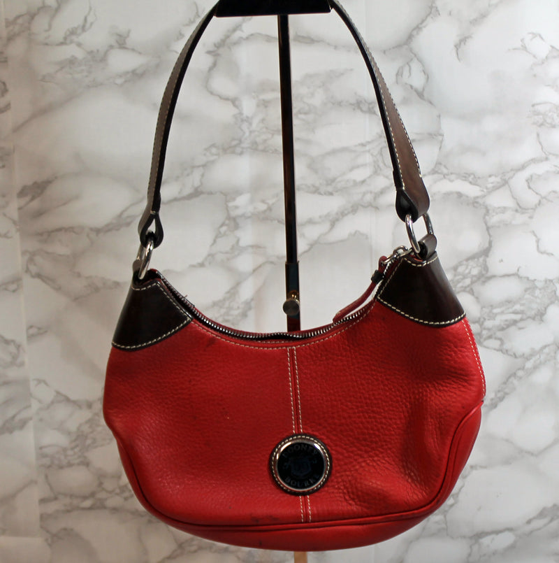 Dooney & Bourke Purse: Red AWL Small Hobo Bag