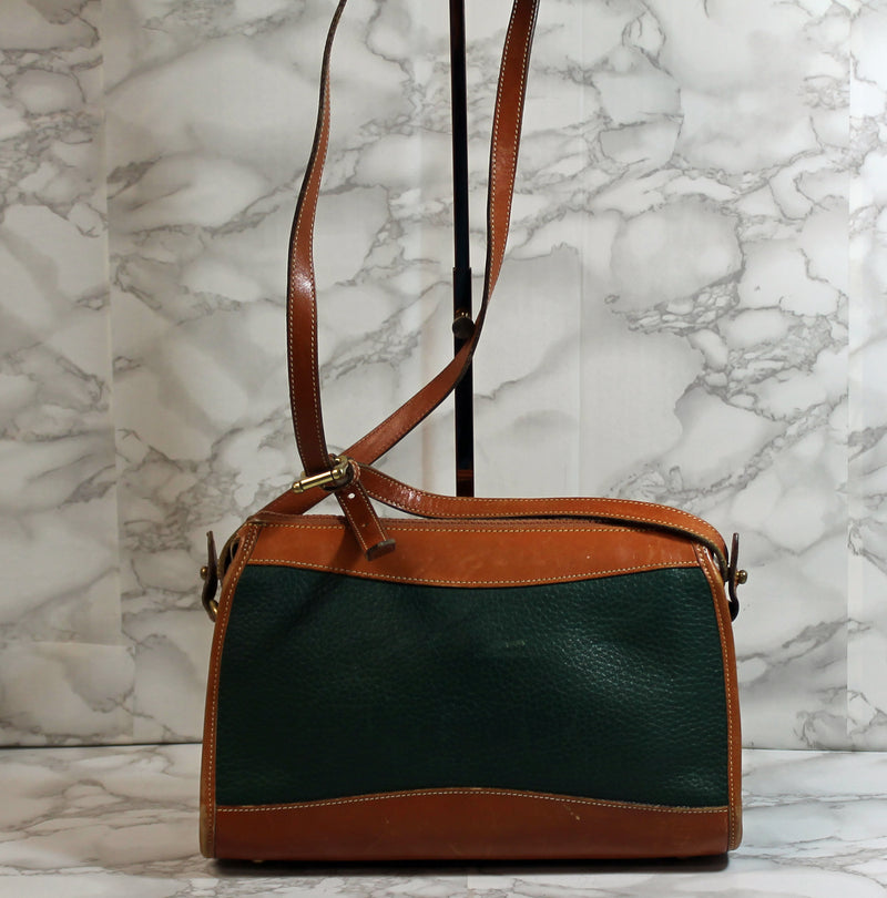 Dooney & Bourke Purse: Green AWL Dover Crossbody Bag