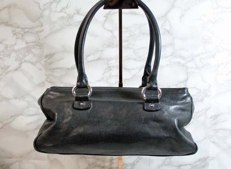 Marc Jacobs Purse: Black Lambskin Leather Shoulder Bag