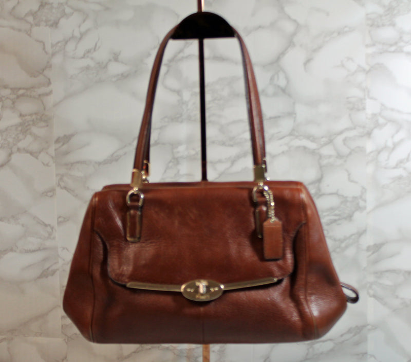 Coach Purse: 25169 Brown Madison Convertible Shoulder Bag