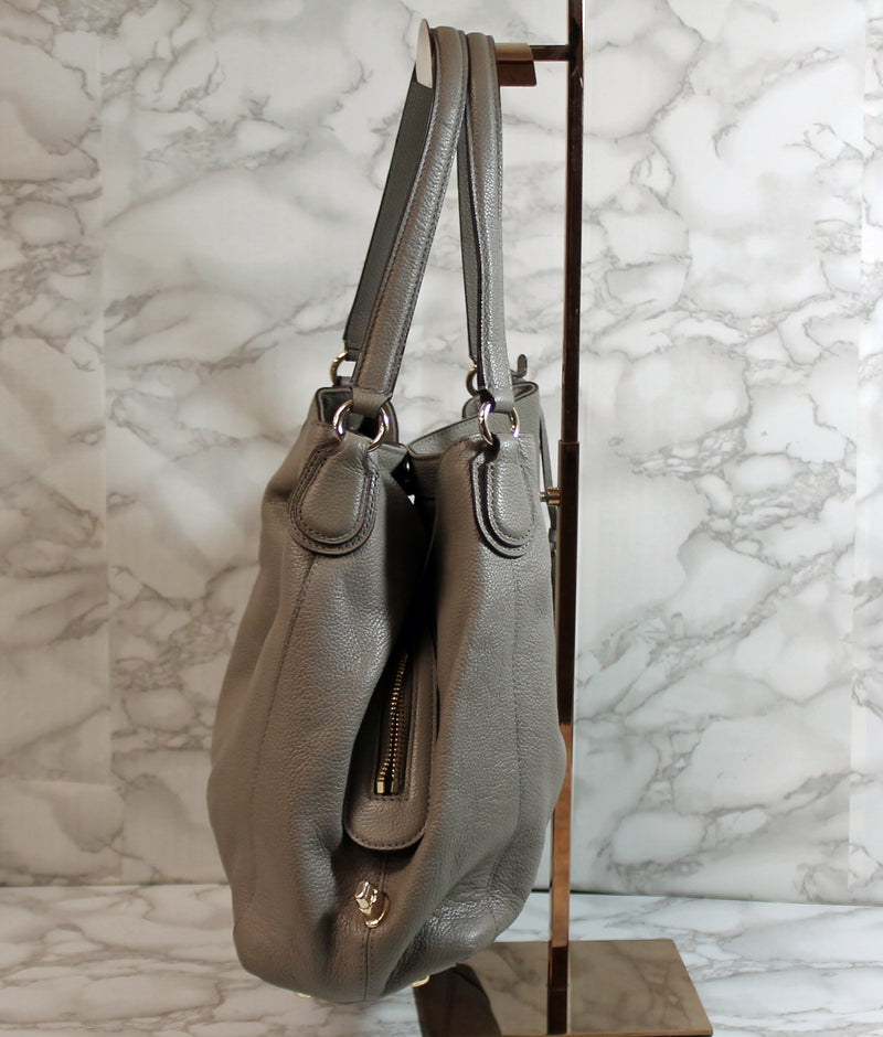 Coach Purse: 31 Grey Edie Large Shoulder Bag