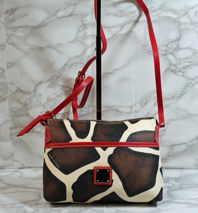 Dooney & Bourke Purse: Giraffe Red Crossbody Bag