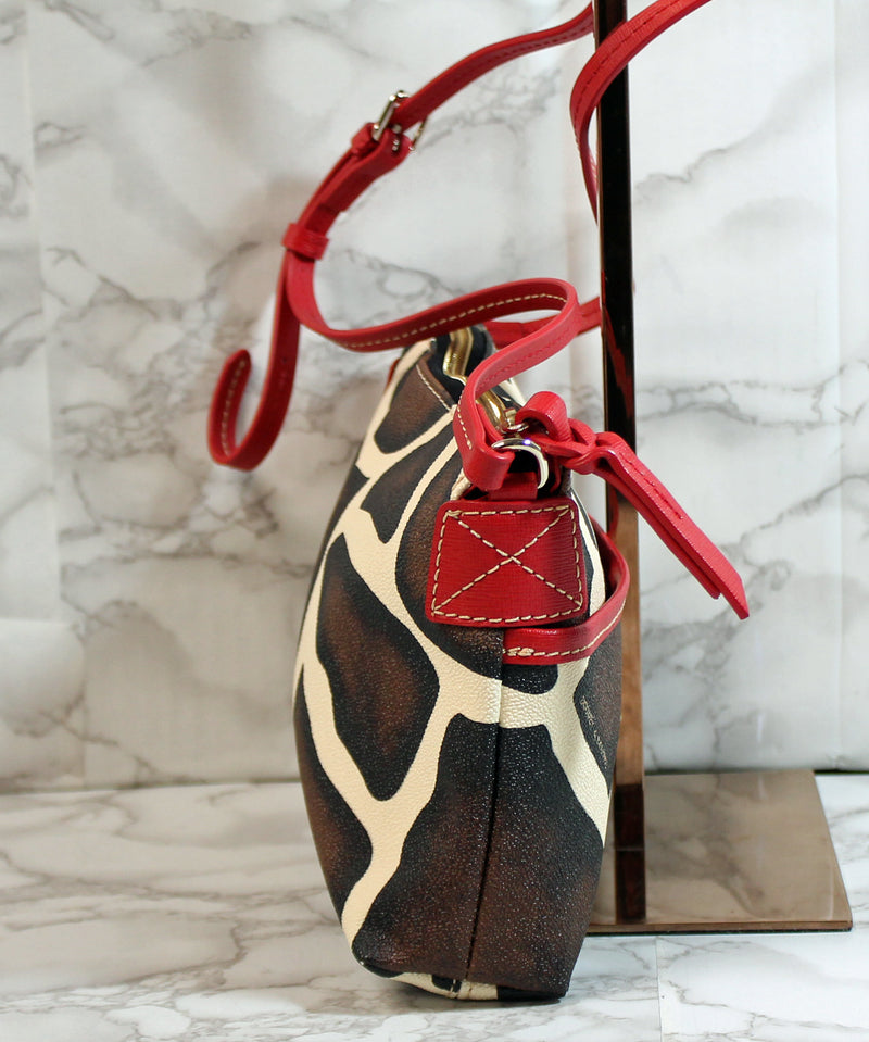 Dooney & Bourke Purse: Giraffe Red Crossbody Bag