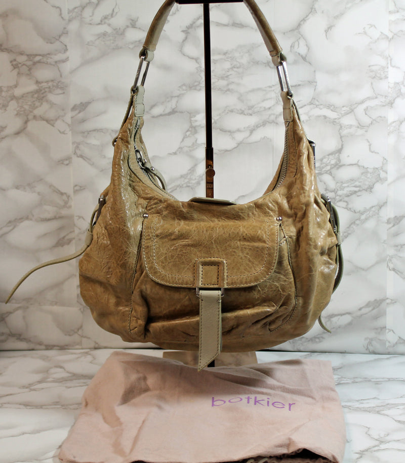 Botkier Purse: Tan Florentine Leather Shoulder Bag