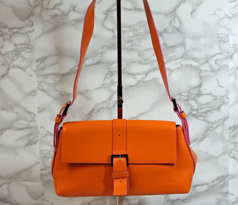 Lodis Purse: Orange Shoulder Bag