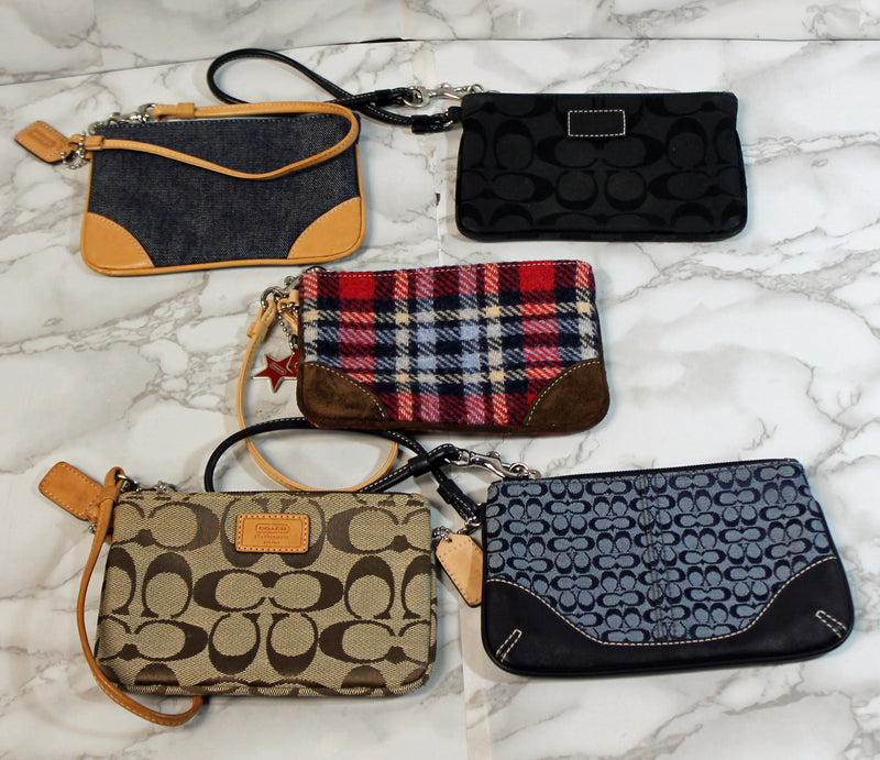 Coach Purses: Lot of 5 Wristlet Bags