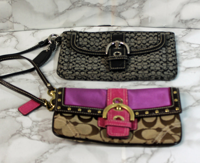 Coach Purses: Lot of 2 Wristlet Bags