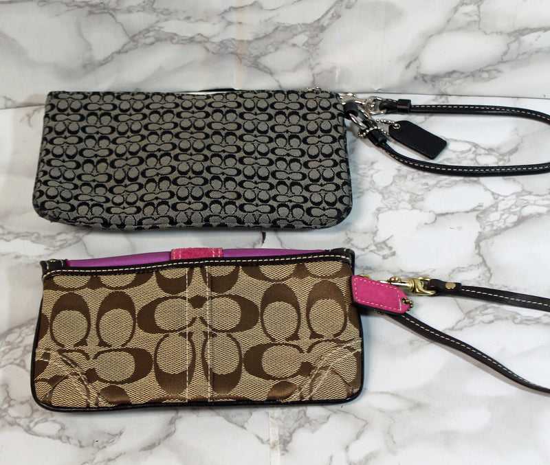 Coach Purses: Lot of 2 Wristlet Bags