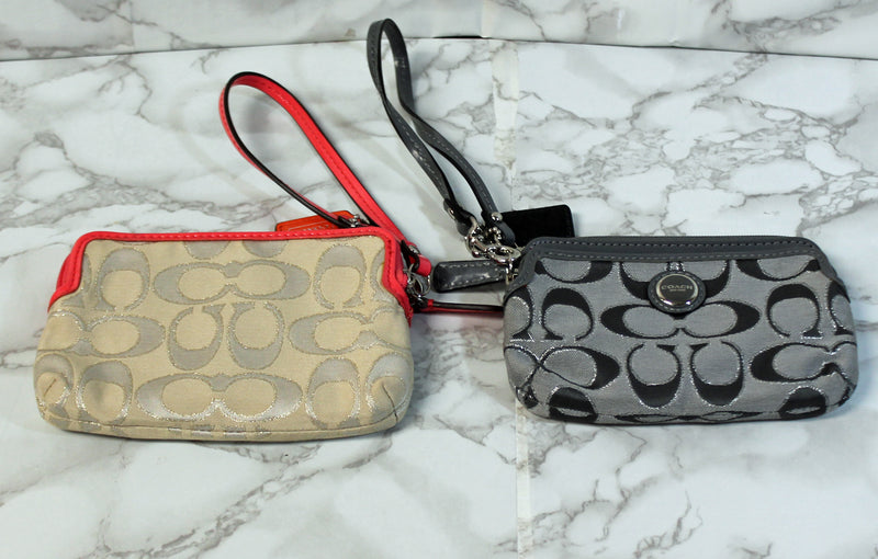 Coach Purses: Lot of 2 Wristlet Bags