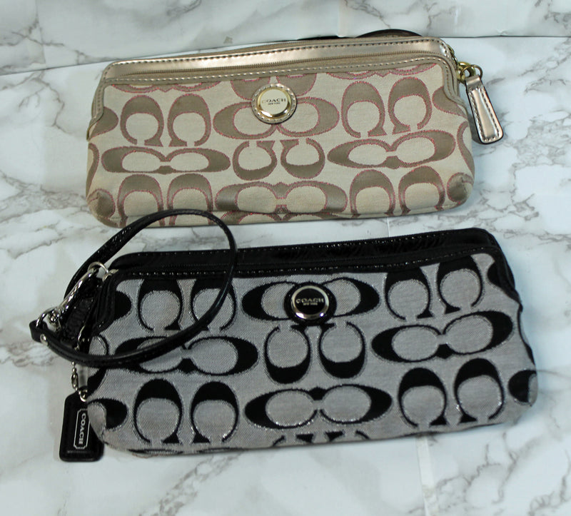 Coach Purses: Lot of 2 Wristlet Bags