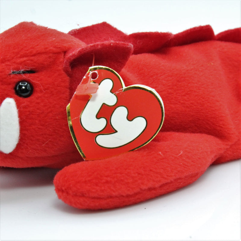 Beanie Baby: Grunt the Razorback | Tags: 3-2 |Non-Mint | Actual Photos