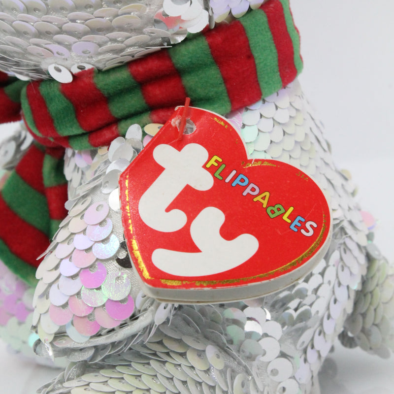 Ty Flippables: Mistletoe the Bear |Near-Mint Tag