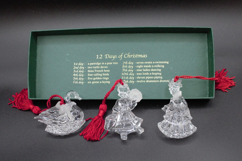 12 Days of Christmas Ornament Sets | 6 Marquis Ornaments | 1st & 3rd Sets