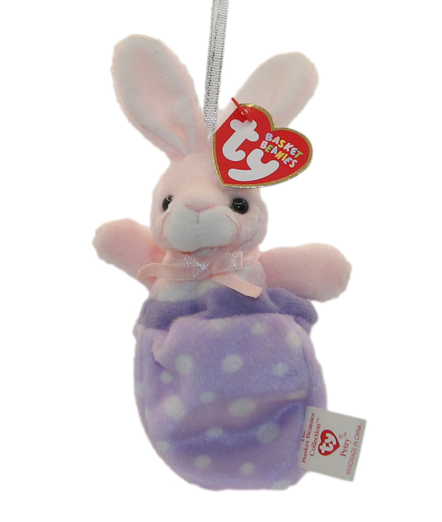 Ty Basket Beanie: Petey the Bunny