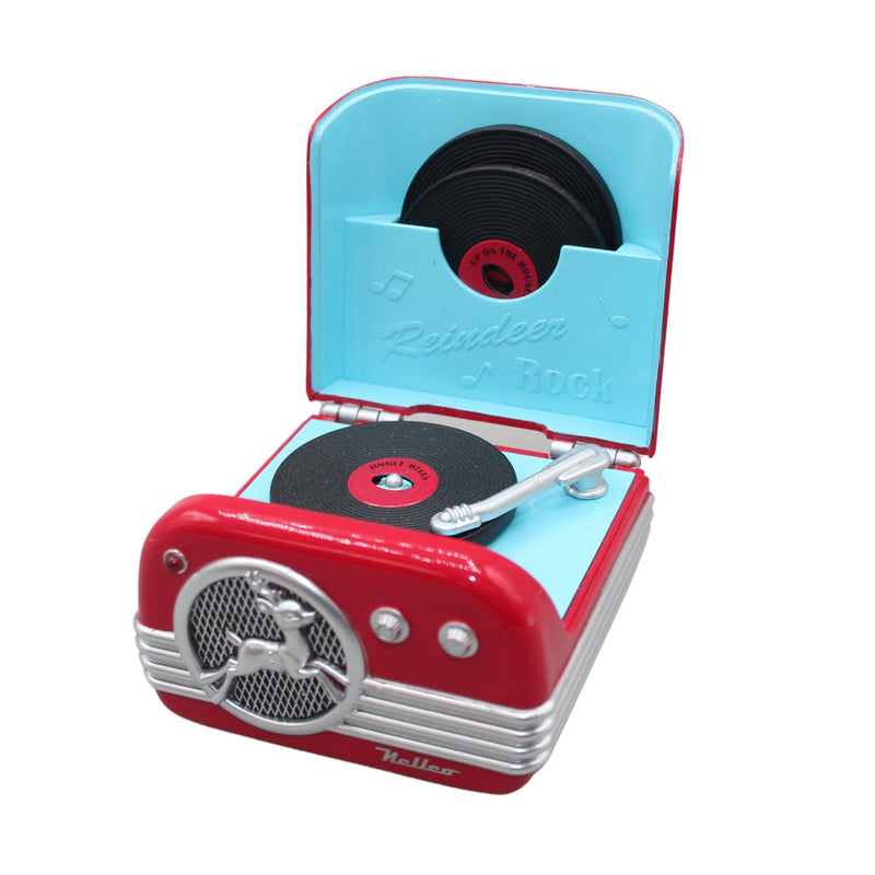 Hallmark Ornament: 2015 Reindeer Rock Record Player | QG01439