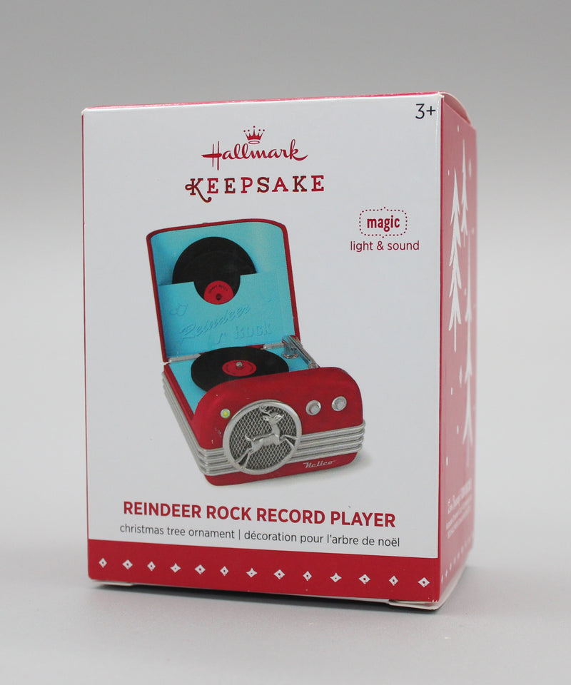 Hallmark Ornament: 2015 Reindeer Rock Record Player | QG01439