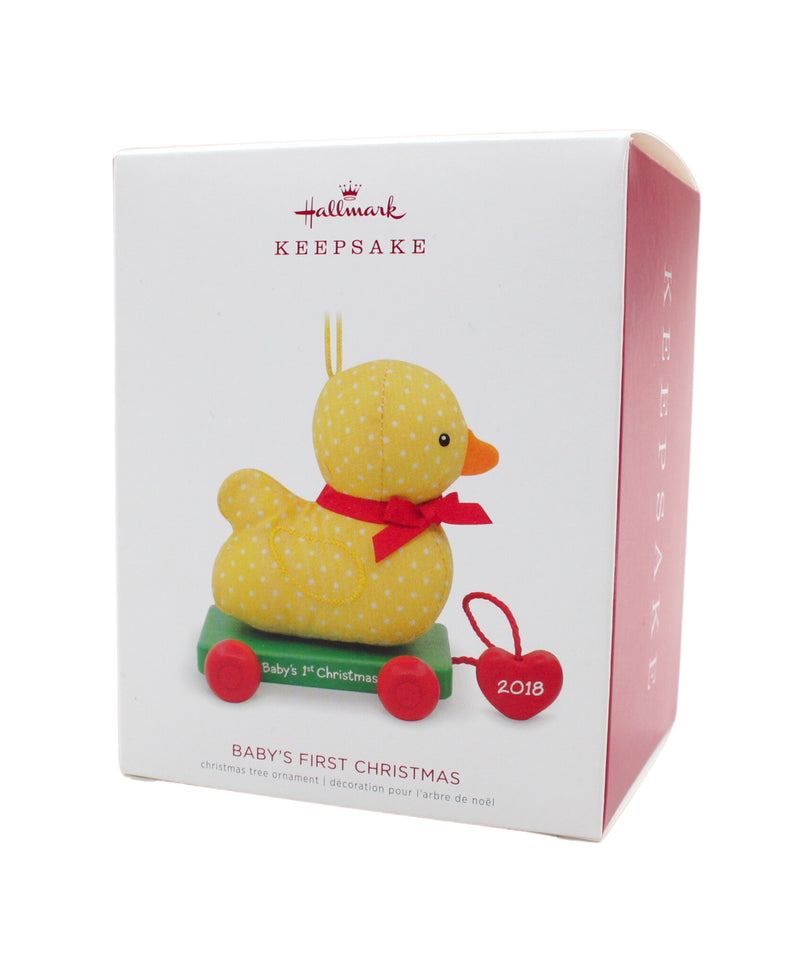 Hallmark Ornament: 2018 Baby's First Christmas | QGO1703 | Duck