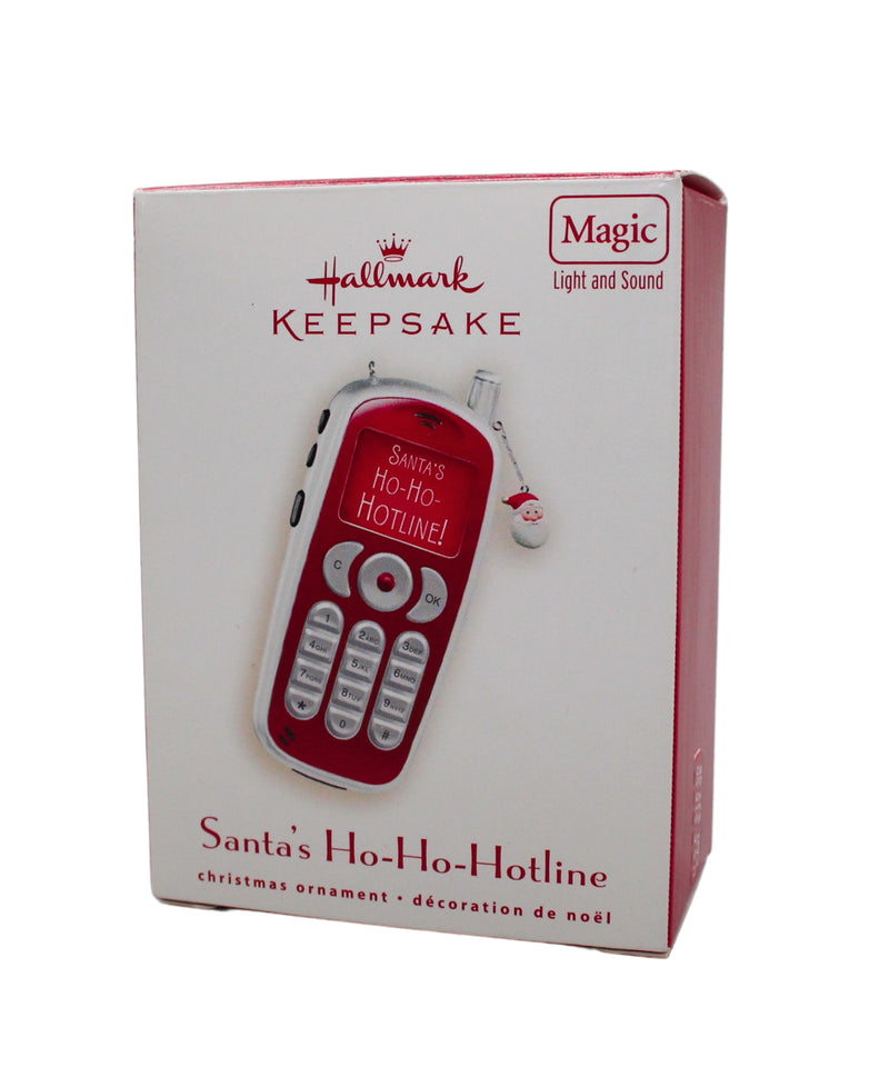 Hallmark Ornament: 2007 Santa's Ho-Ho-Hotline | QHF3089 | Light and Sound