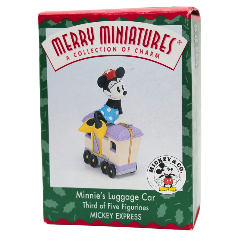 Hallmark Ornament: 1998 Minnie's Luggage Car | QRP8506 | 3rd in Series