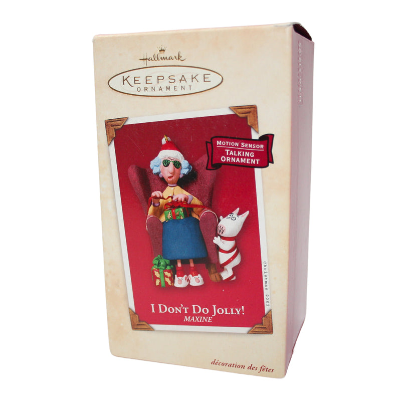 Hallmark Ornament: 2002 I Don't Do Jolly! | QX2806