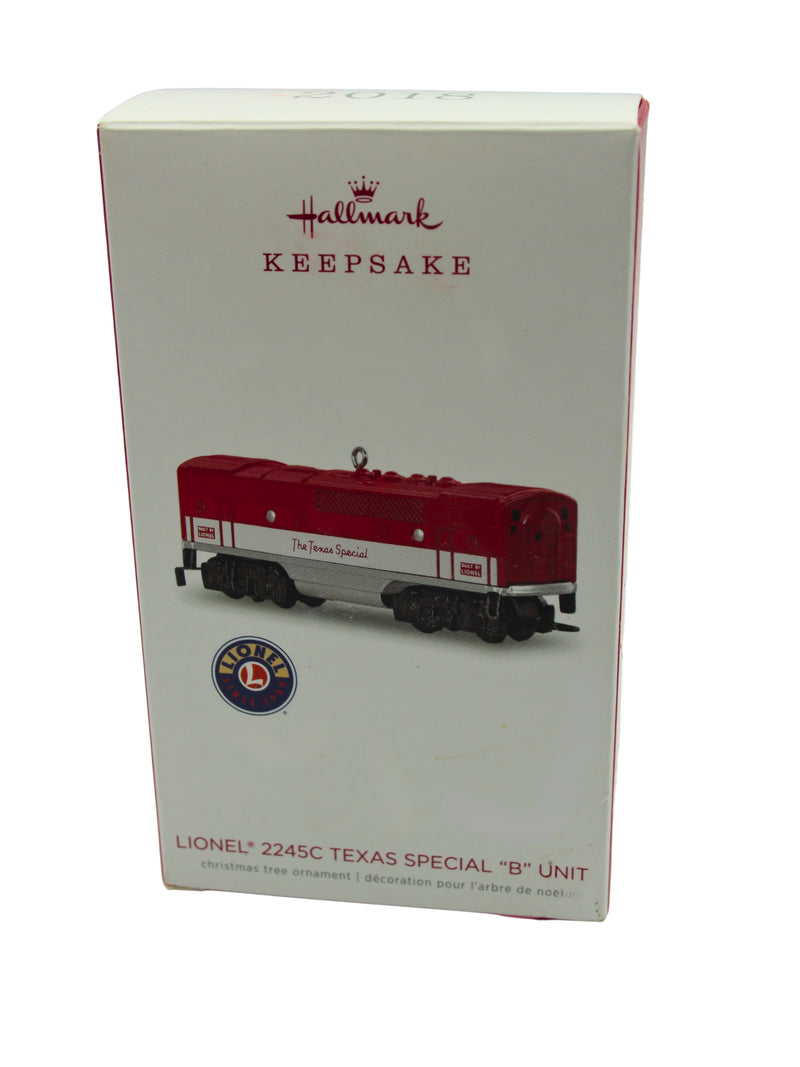 Hallmark Ornament: 2018 Texas Special "B" Unit | 2245C | QX31832