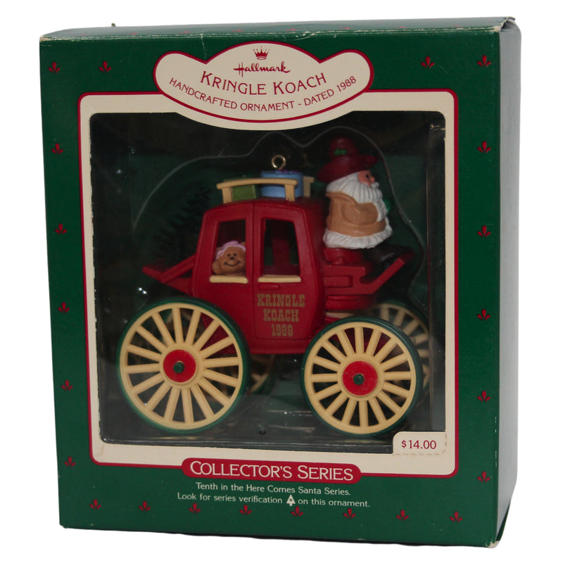 Hallmark Ornament: 1988 Kringle Koach | QX4001 | 10th in Series