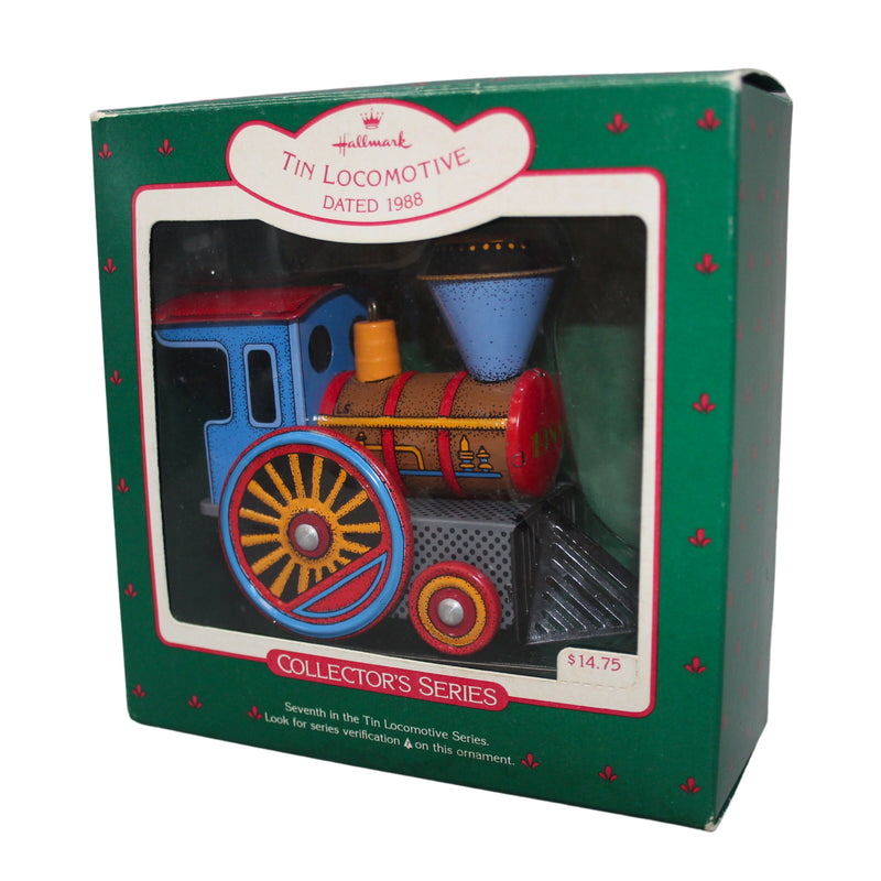 Hallmark Ornament: 1988 Tin Locomotive | QX4004 | 7th in Series