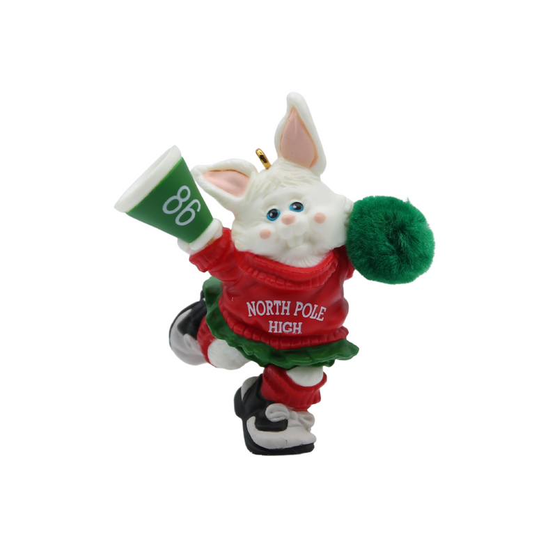 Hallmark Ornament: 1986 Rah Rah Rabbit