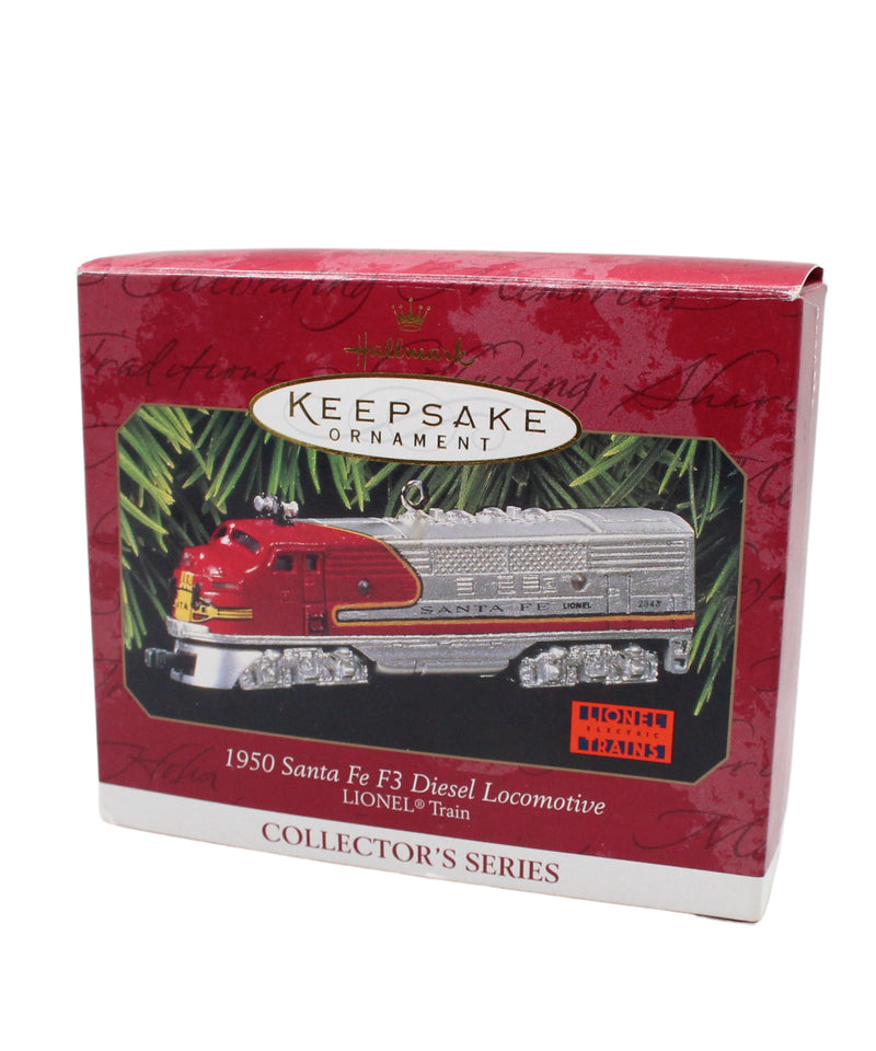 Hallmark Ornament: 1997 Santa Fe F3 Diesel Locomotive 1950 | QX6145 | Lionel Train