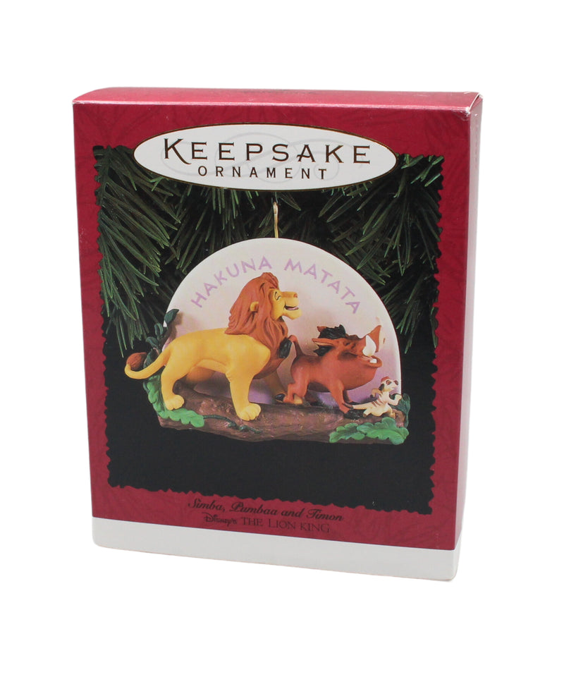 Hallmark Ornament: 1995 Simba, Pumbaa and Timon | QX6159 | Lion King