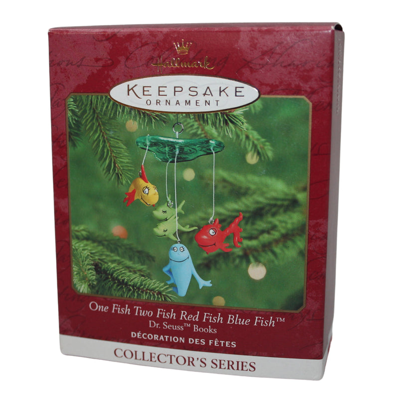 Hallmark Ornament: 2000 One Fish Two Fish Red Fish Blue Fish | QX6781 | Dr. Seuss