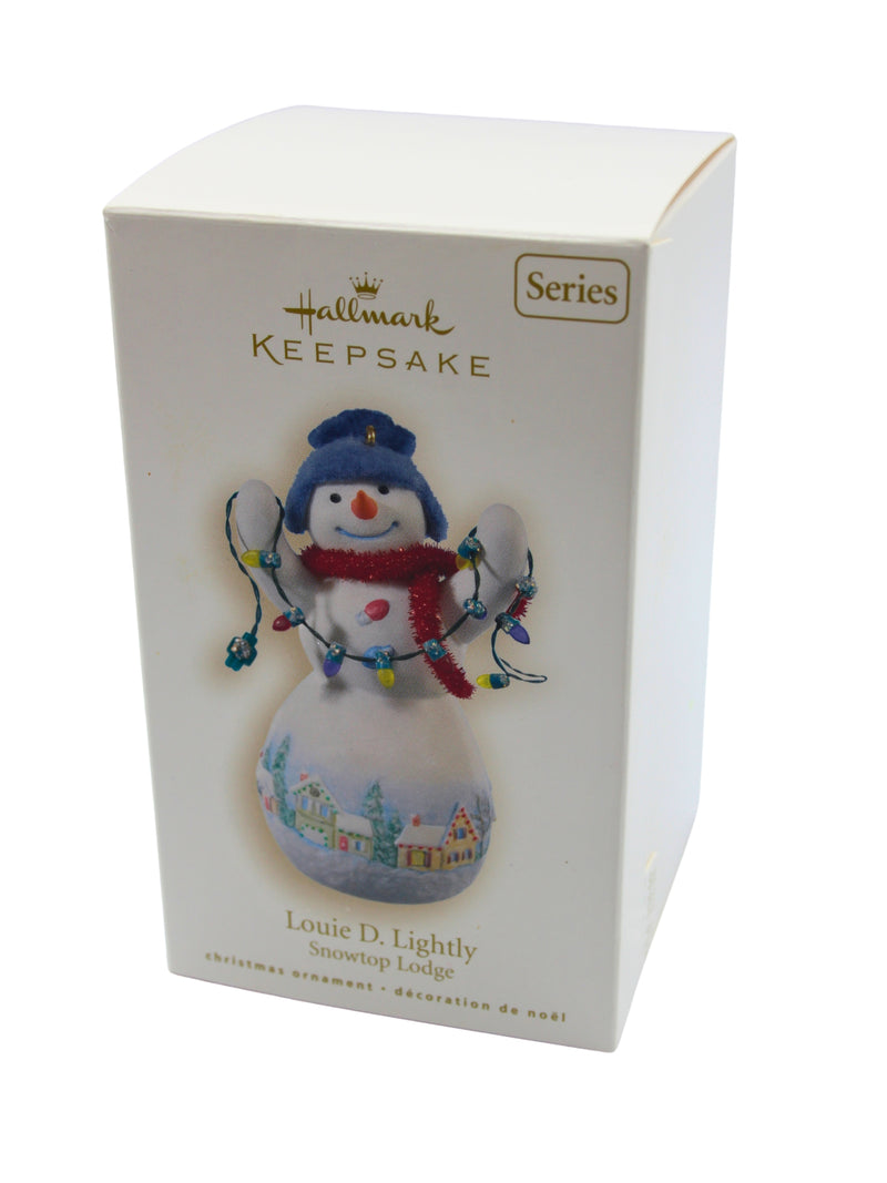 Hallmark Ornament: 2008 Louie D. Lightly | QX7194 | Snowman