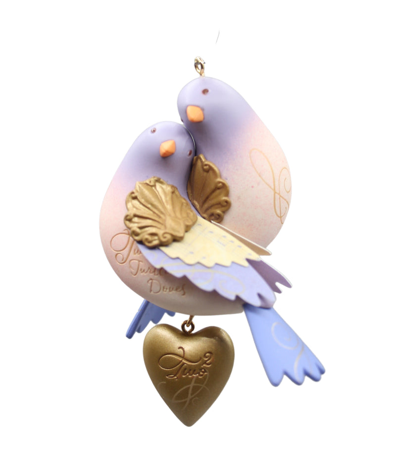 Hallmark Ornament: 2012 Two Turtle Doves | QX8091 | 12 Days of Christmas