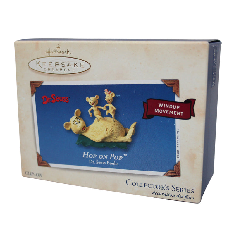 Hallmark Ornament: 2003 Hop on Pop | QX8179 | Dr.Seuss