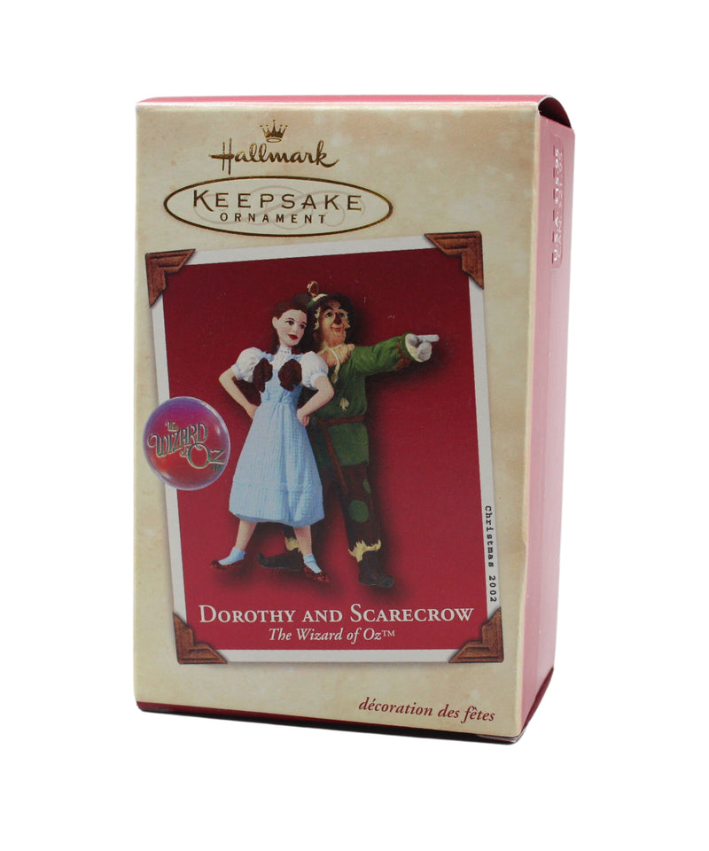 Hallmark Ornament: 2002 Dorothy and Scarecrow | QX8246 | Wizard of Oz