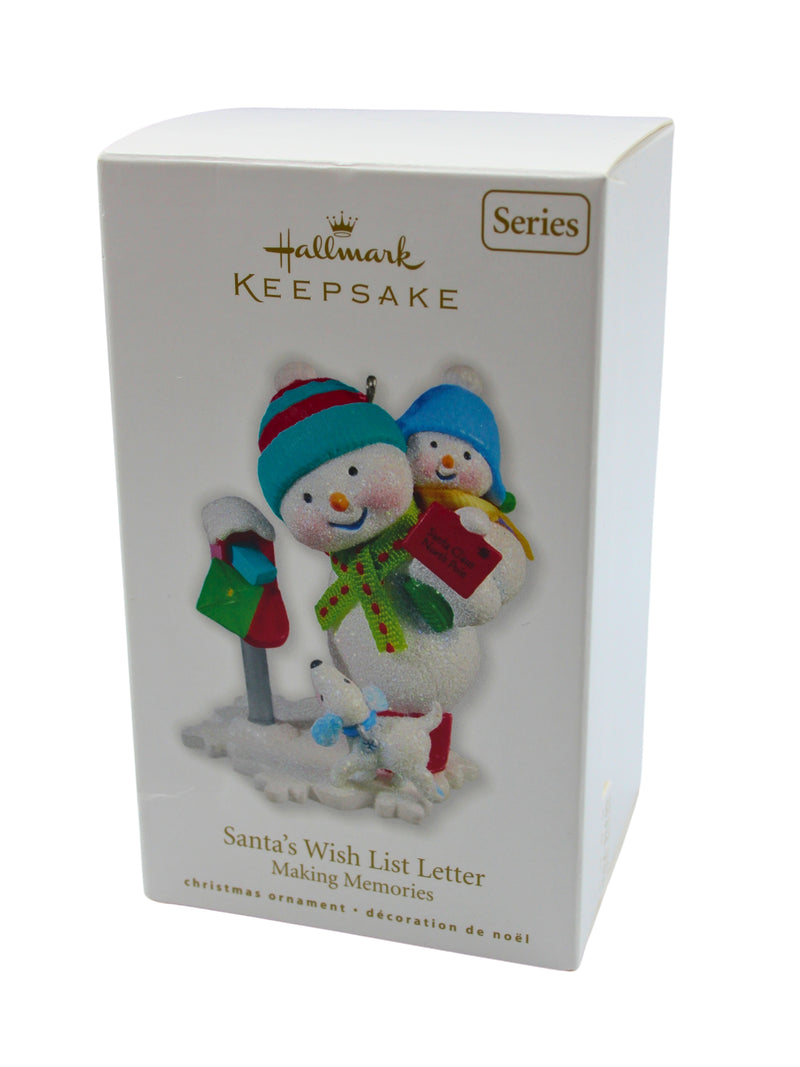 Hallmark Ornament: 2010 Santa's Wish List Letter | QX8346