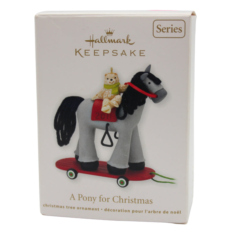 Hallmark Ornament: 2011 A Pony for Christmas | QX8877 | 14th in Series