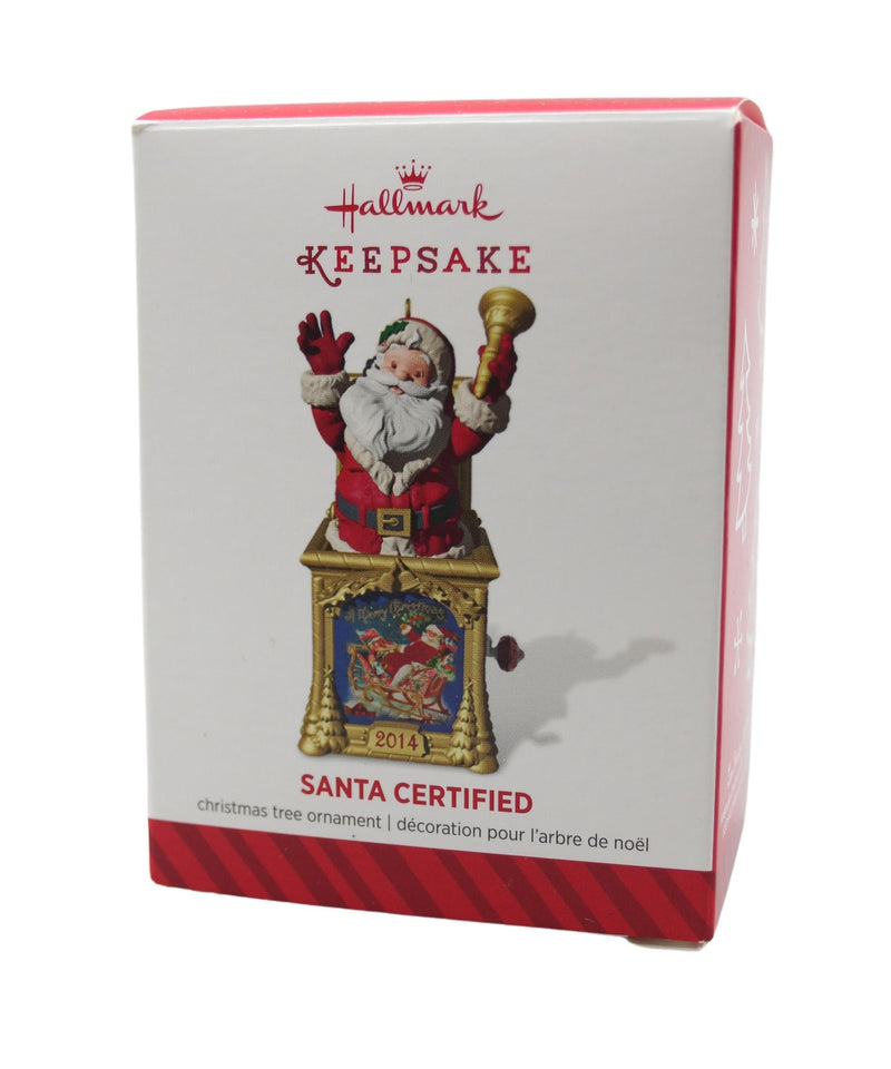 Hallmark Ornament: 2014 Santa Certified Jack in the Box | QX9006