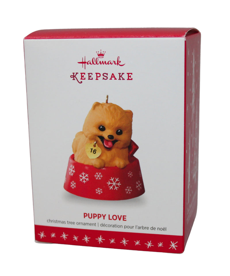 Hallmark Ornament: 2016 Puppy Love | QX9051 | 26th in series