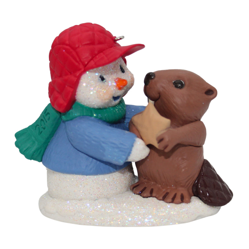 Hallmark Ornament: 2015 Snow Buddies | QX9057 | 18th in Series