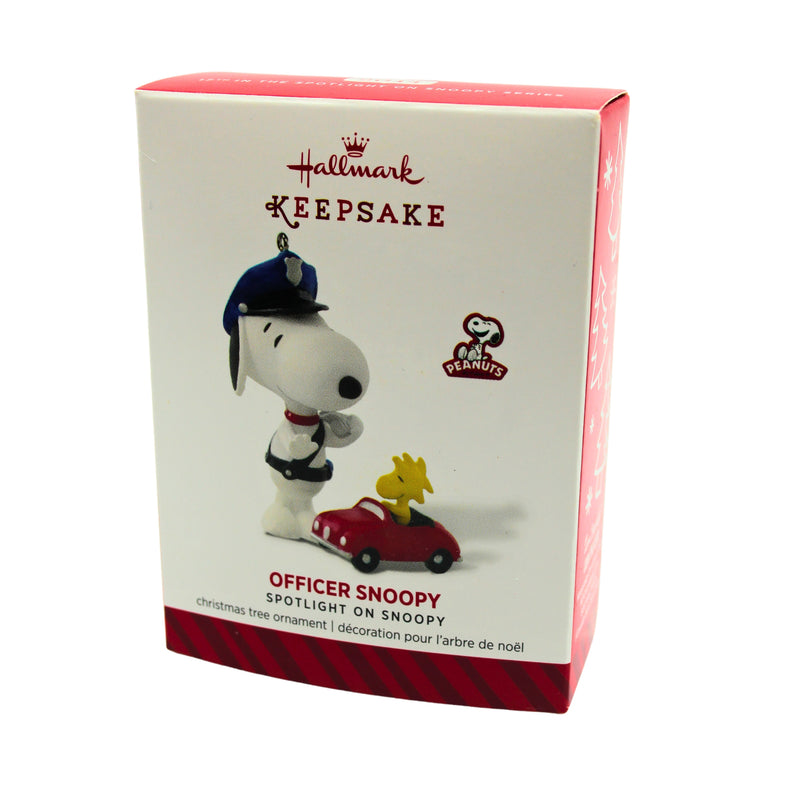 Hallmark Ornament: 2014 Officer Snoopy | QX9173