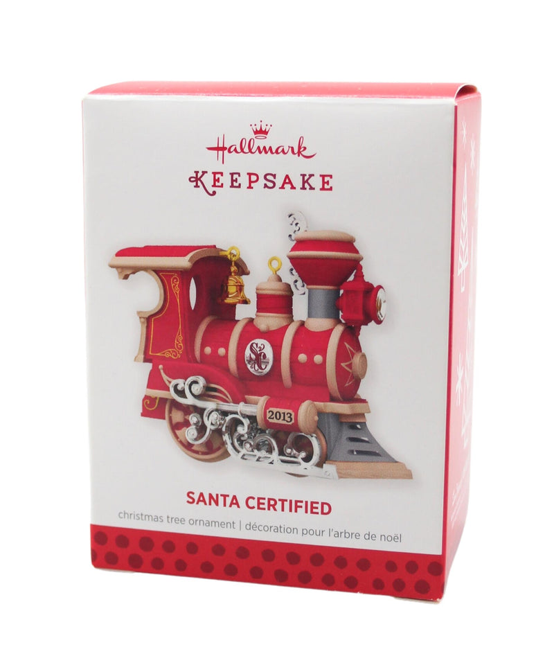 Hallmark Ornament: 2013 Santa Certified Train | QX9205