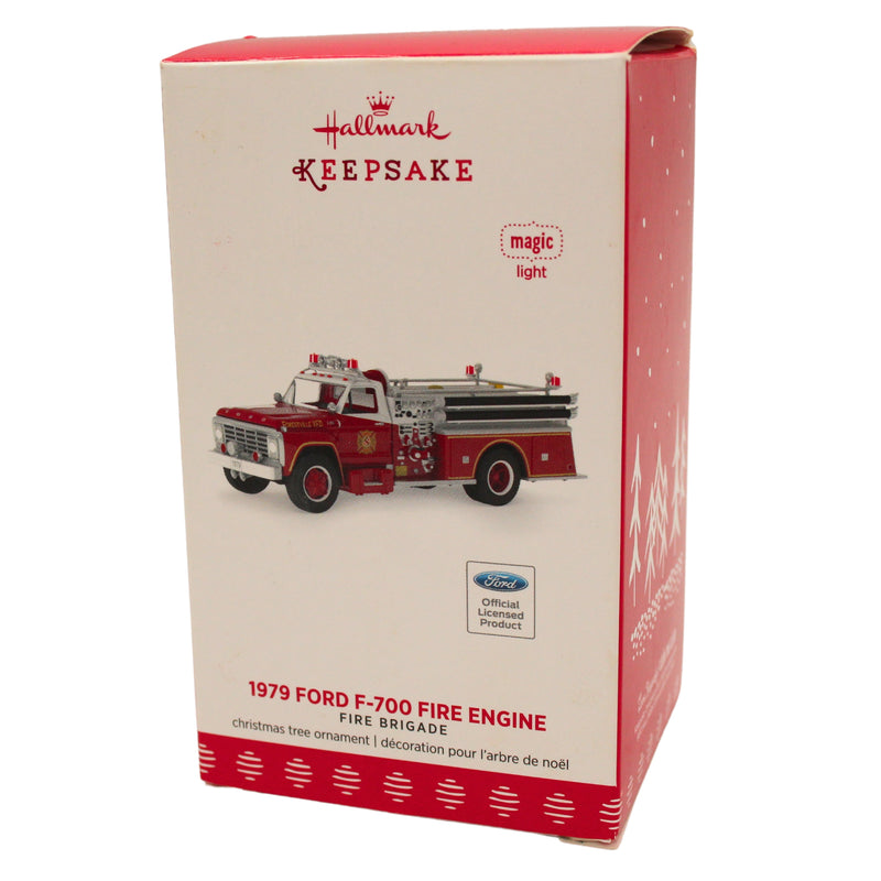 Hallmark Ornament: 2017 Ford F-100 Fire Engine - 1979 | QX9252