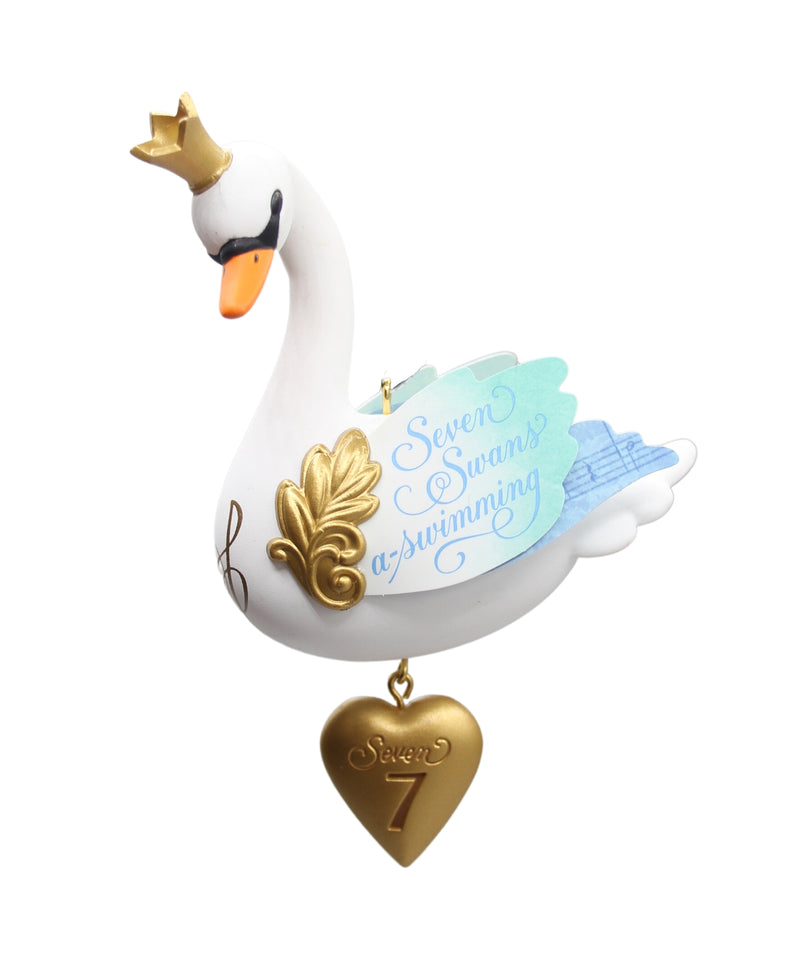 Hallmark Ornament: 2017 Seven Swans a Swimming | QX9345 | 12 Days of Christmas