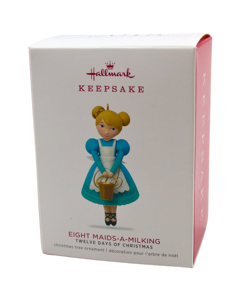 Hallmark Ornament: 2018 Eight Maids-a-Milking | QX9443 | 12 Days of Christmas