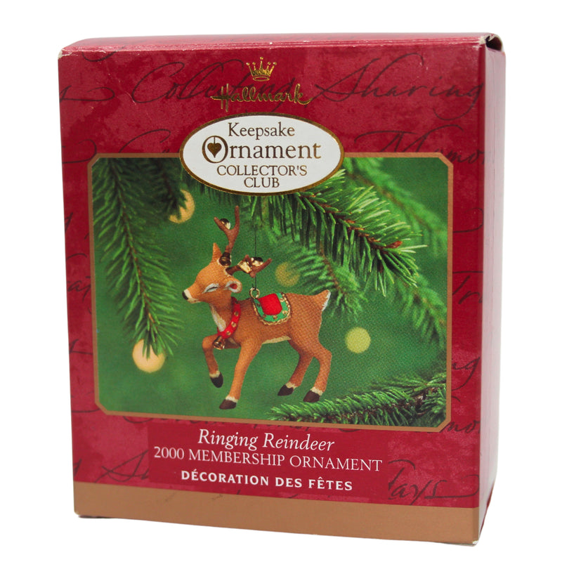 Hallmark Ornament: 2000 Ringing Reindeer | QXC4484