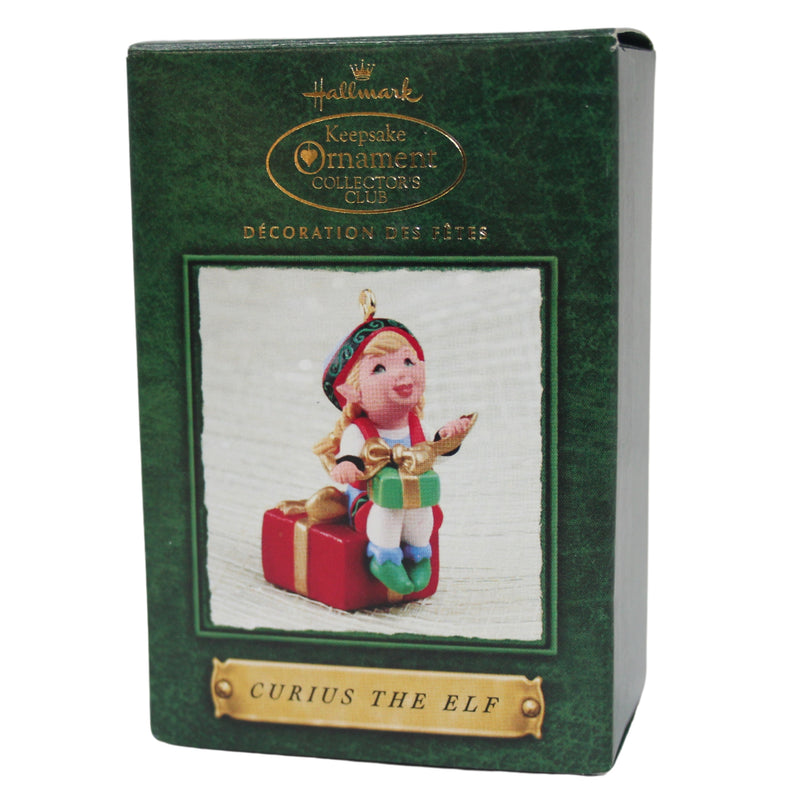 Hallmark Ornament: 2002 Curius the Elf | QXC4623